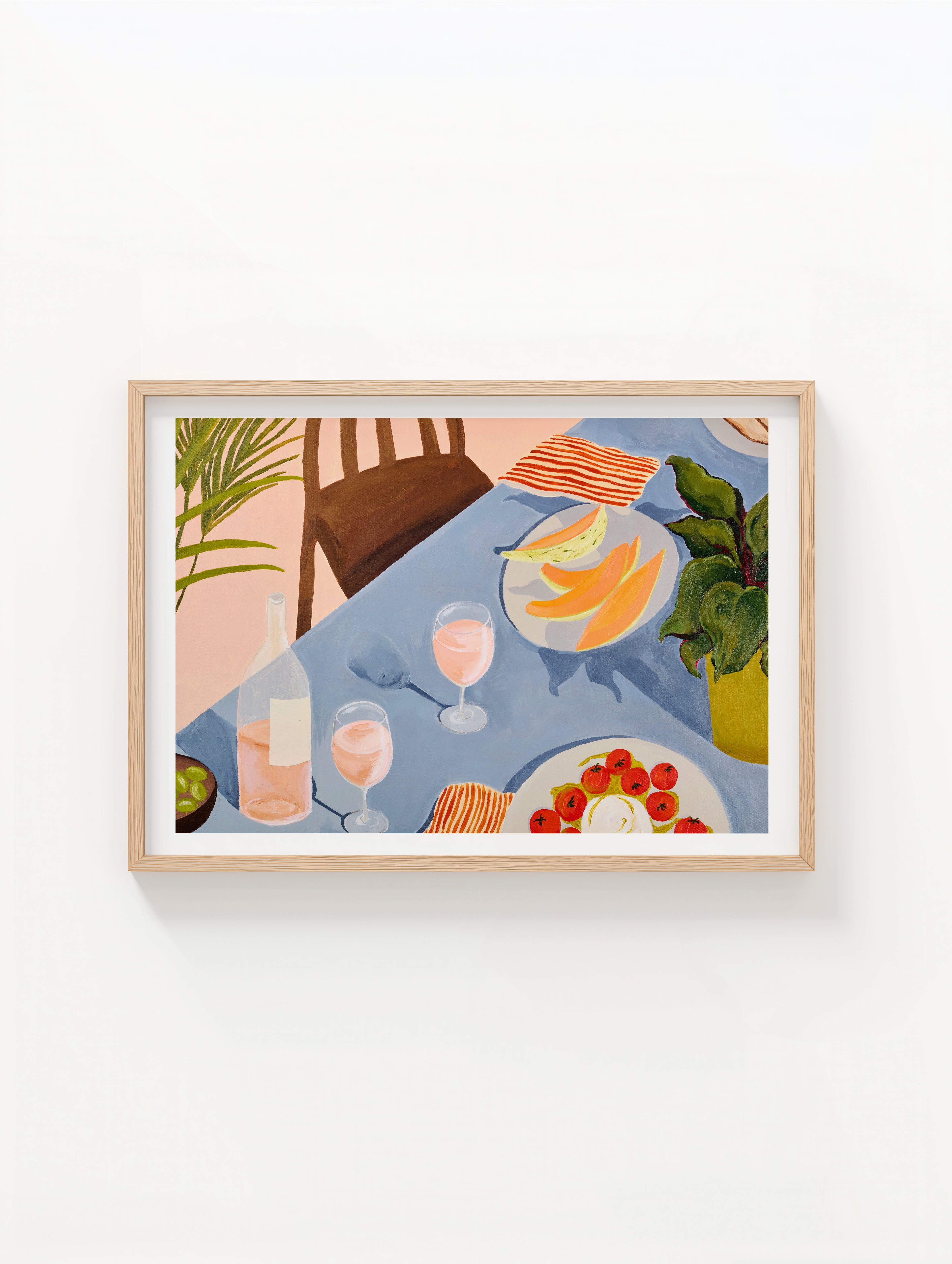 Lunch In The Garden Print