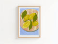 When life gives you leafy lemons print