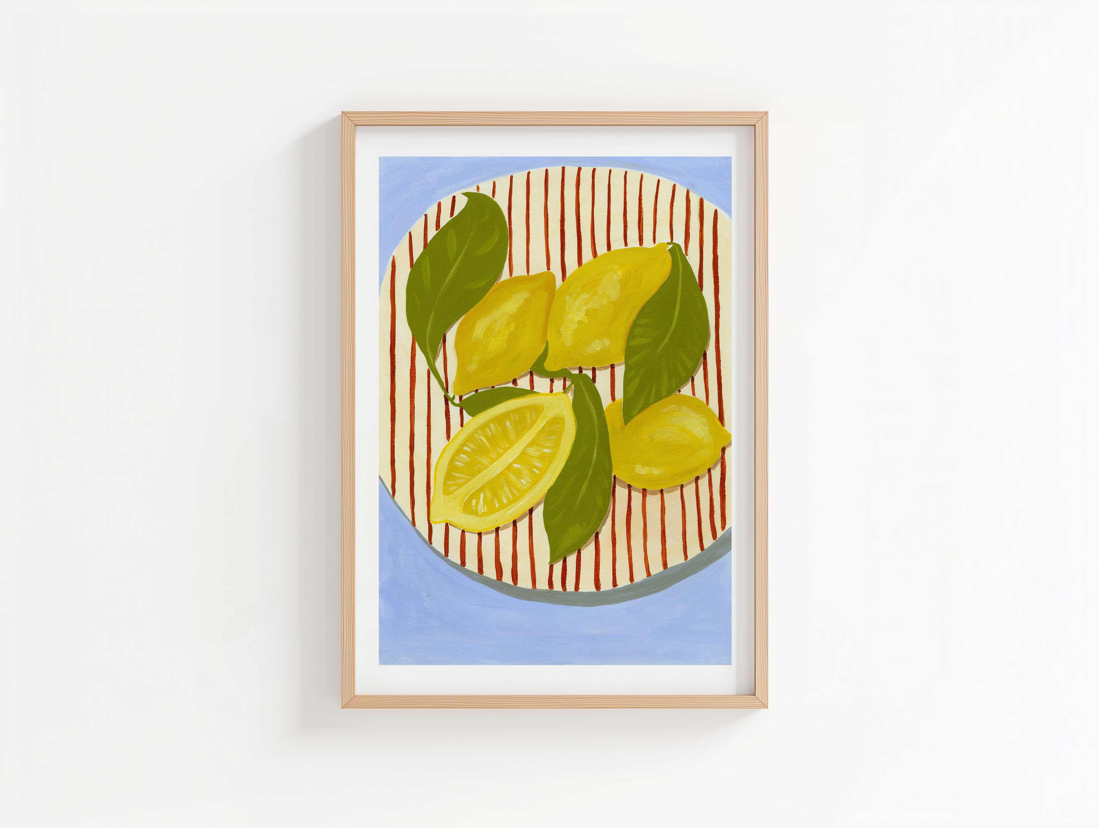 When life gives you leafy lemons print