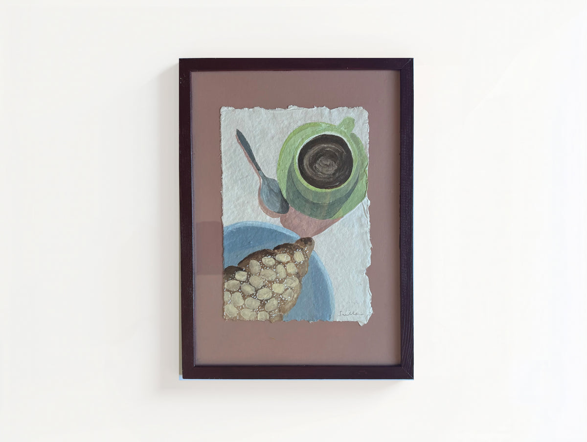 Almond Croissant original painting